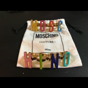 SOLD Moschino Couture! Barbie Letter Rings
